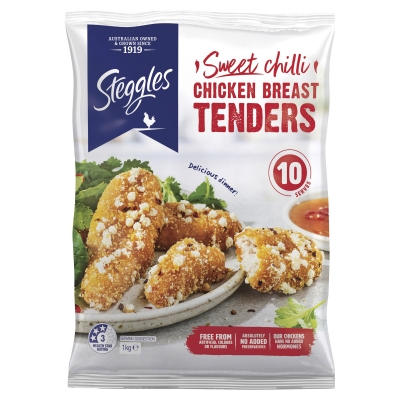 Steggles Chicken Tenders Sweet Chilli 1kg