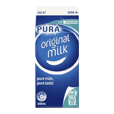 Pura Full Cream Milk 600ml