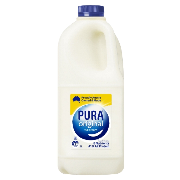 Pura Full Cream Milk 2lt
