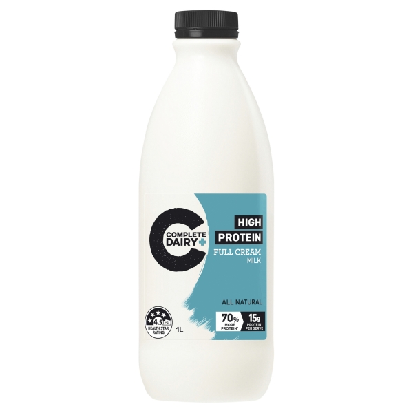 The Complete Dairy High Protein Full Cream Milk 1lt