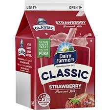 Dairy Farmers Classic Strawberry Milk 375ml