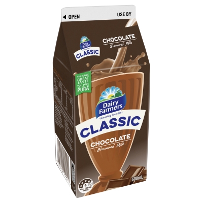 Dairy Farmers Classic Chocolate Milk 600ml