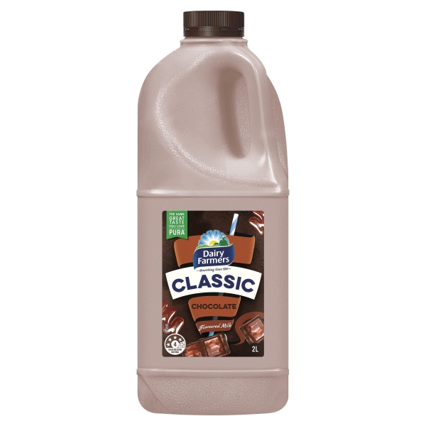 Dairy Farmers Classic Chocolate Milk 2lt