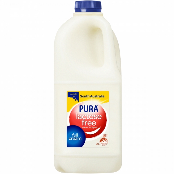 Pura Milk Full Cream Lactose Free 2lt