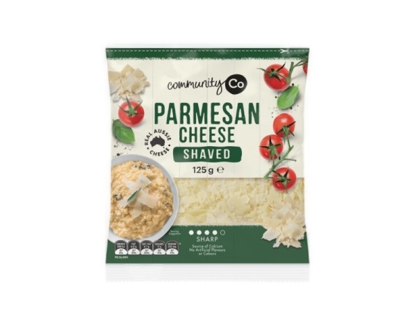 Community Co Cheese Parmesan Shaved 125g