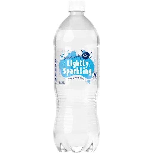 Community Co Lightly Sparkling Natural Spring Water 1.25lt