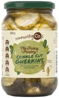 Community Co Gherkins Crinkle Cut 500g