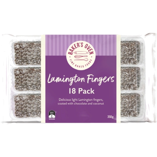 Baker's Oven Lamington Fingers 350g