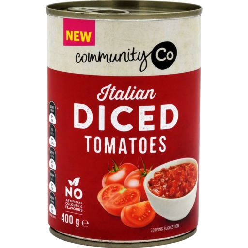 Community Co Italian Diced Tomatoes 400g