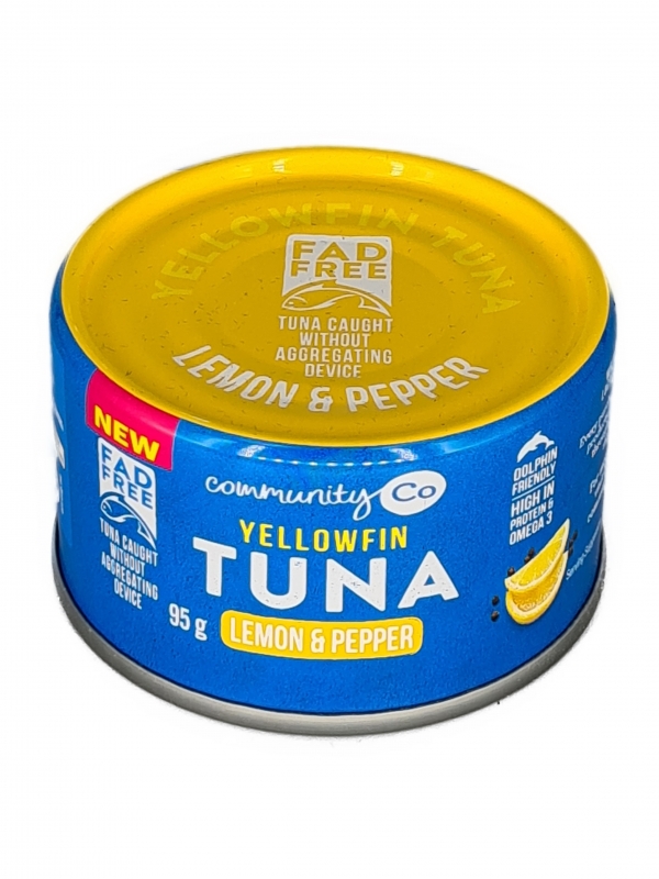 Community Co Yellowfin Tuna Lemon Pepper 95g