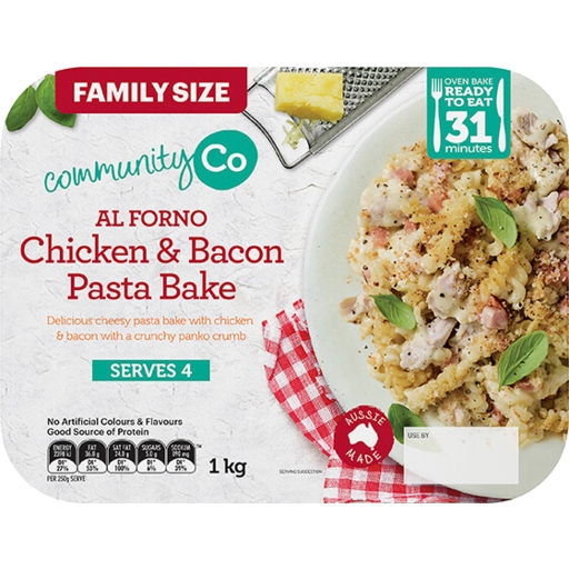 Community Co Pasta Bake Chicken & Bacon 1kg