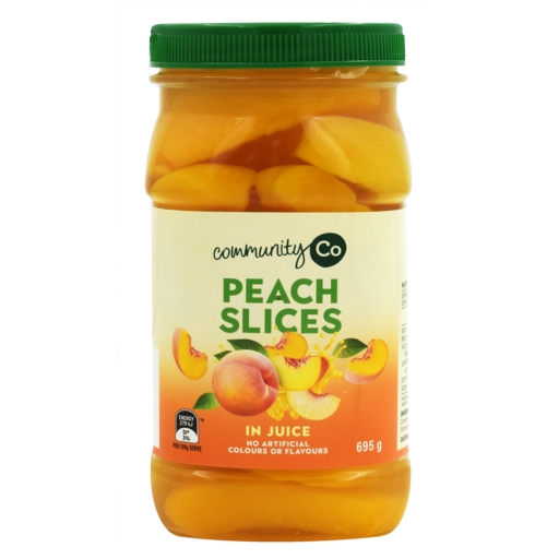 Community Co Peach Slices In Juice 695g