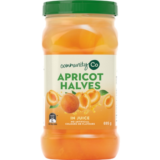 Community Co Apricot Halves In Juice 695g