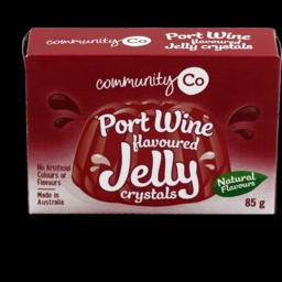 Community Co Jelly Crystals Natural Port Wine 85g