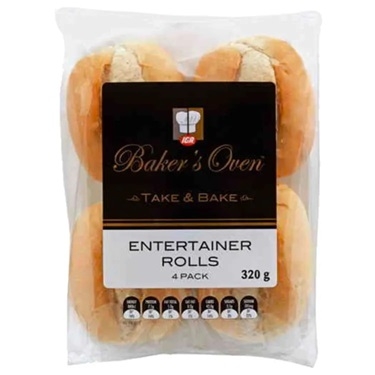 Baker's Oven Take & Bake Entertainer Rolls 4 Pack