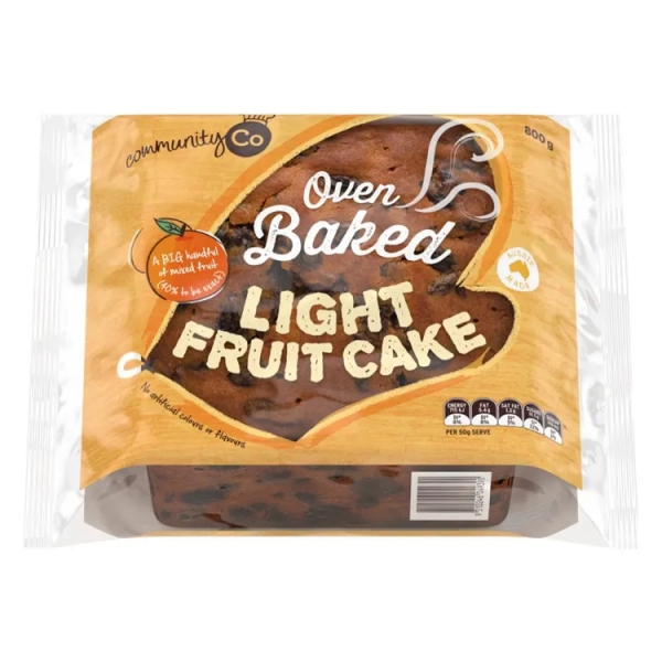 Community Co Fruit Cake Light 700g