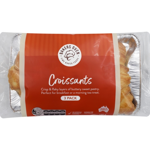 Bakers Oven Croissant 3 Pack 189g