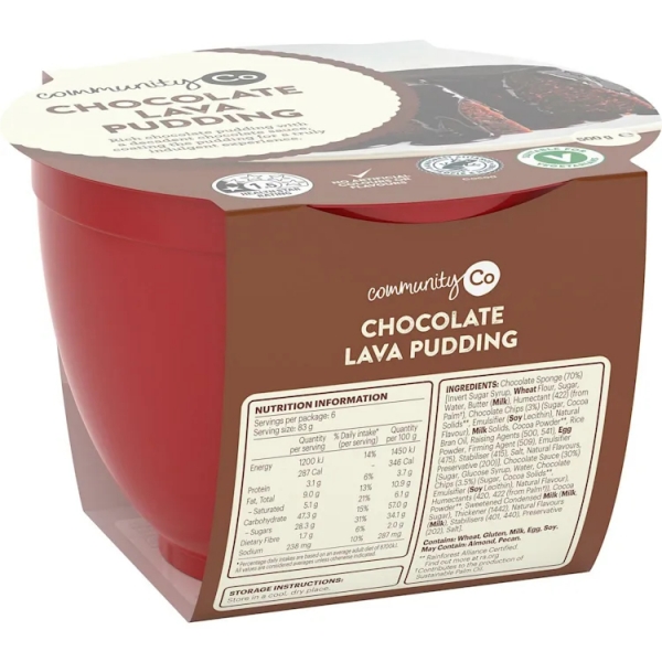 Community Co Chocolate Lava Pudding 500g