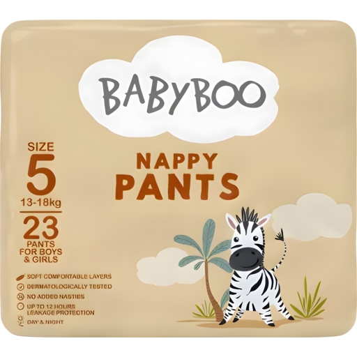 Baby Boo Nappy Pants Size 5 23 Pack