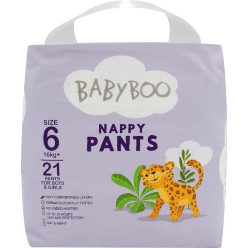 Baby Boo Nappy Pants Size 6 21 Pack