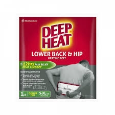 Deep Heat Lower Back & Hip Heating Belt 1 Pack