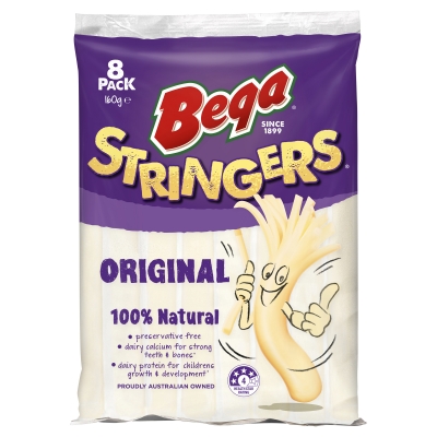 Bega Original Stringers 8 Pack 160g