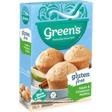 Green's Gluten Free Muffin Mix Apple Cinnamon 385g