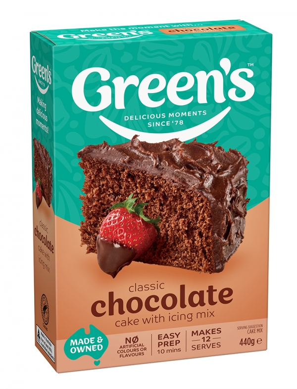 Green's Cake Mix Classic Chocolate 440g