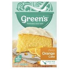 Green's Cake Mix Orange 470g