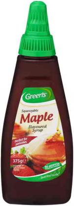 Greens Maple Flavoured Syrup 375g