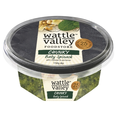 Wattle Valley Chunky Baby Spinach 150g