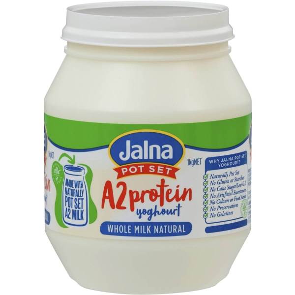 Jalna Yoghurt A2 Protein Natural 1kg