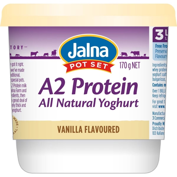 Jalna Yoghurt A2 Protein Vanilla 170g