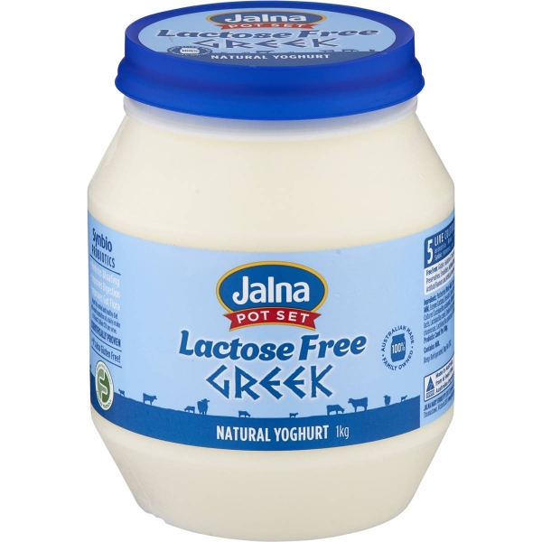 Jalna Greek Yoghurt Lactose Free 1kg