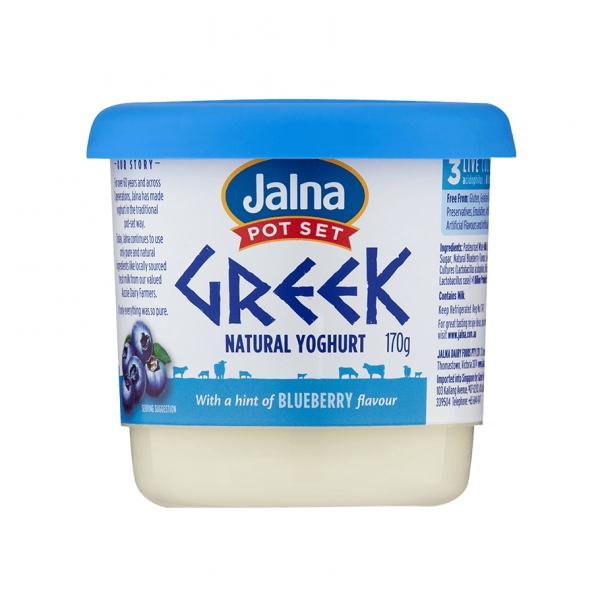 Jalna Greek Blueberry Yoghurt 170g