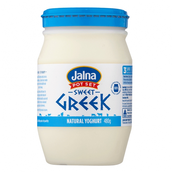 Jalna Greek Sweet Natural Yoghurt 480g