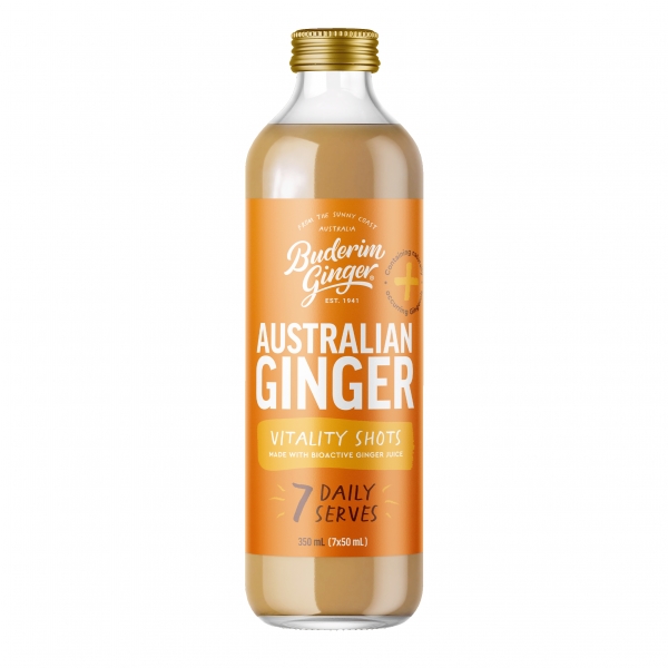 Buderim Shots Ginger 350ml