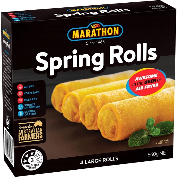 Marathon Spring Rolls 4 Pack 660g