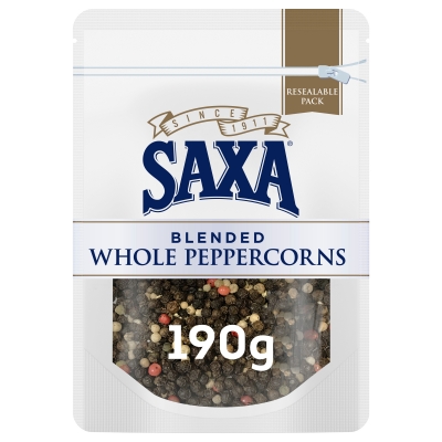 Saxa Whole Blended Peppercorns 190g