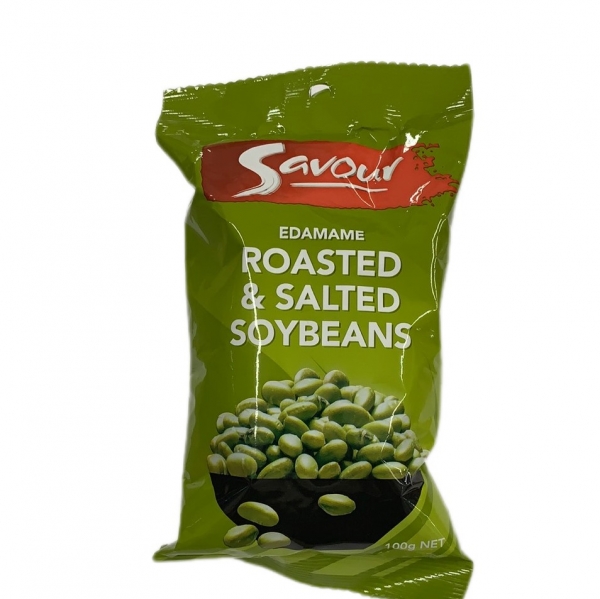 Savour Edamame Roasted & Salted Soy Beans 100g