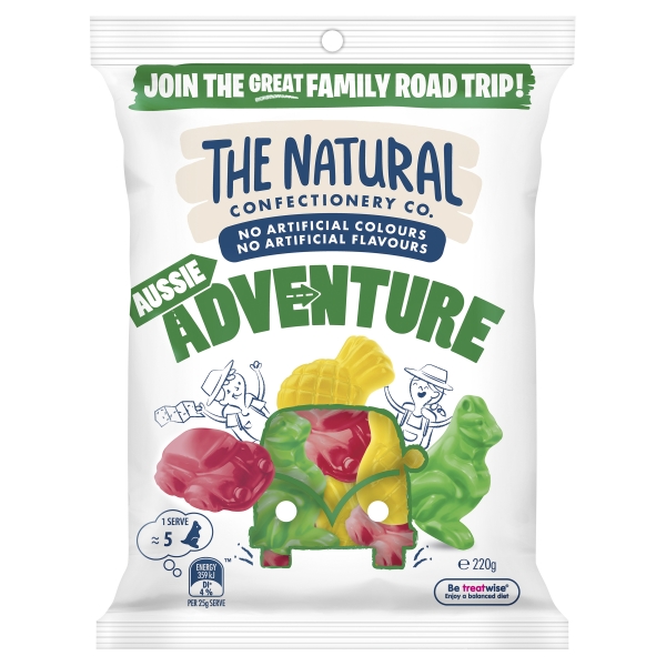 The Natural Confectionery Co. Aussie Adventure 220g