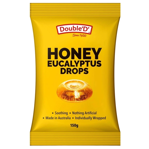 Double D Eucalyptus & Honey Drops 150g