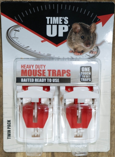 Heavy Duty Baited Mouse Trap 2 Pack