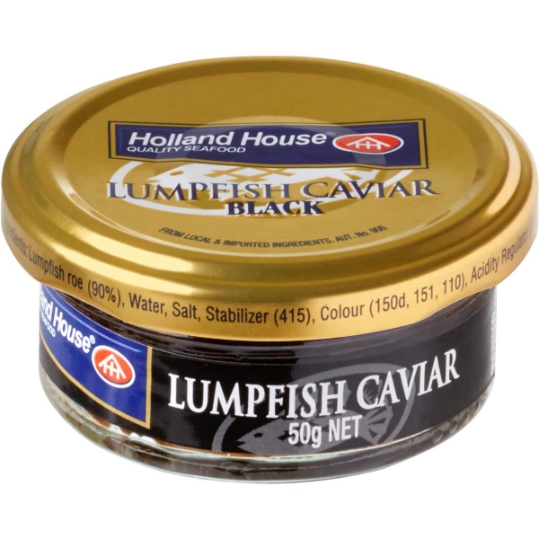 Holland House Lumpfish Caviar Black 50g