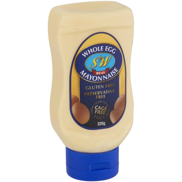 S&W Whole Egg Mayonnaise Squeeze 320g