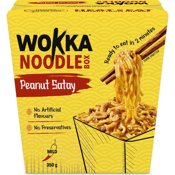 Wokka Noodle Box Peanut Satay 350g