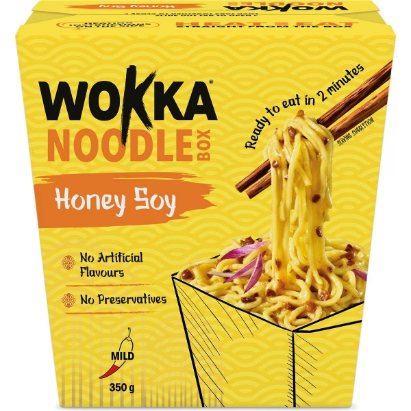 Wokka Noodle Box Honey Soy 350g