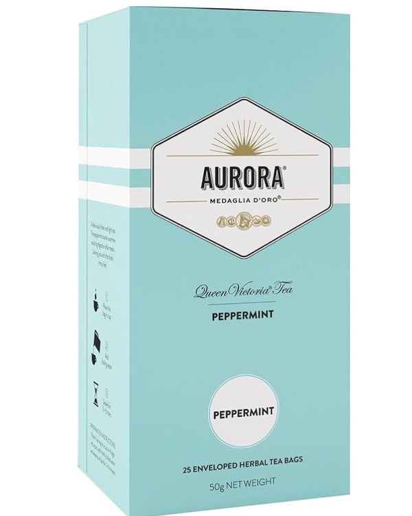 Aurora Peppermint Teabags 25 Pack 50g