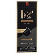 Vittoria Aluminium Capsules (Nespresso Compatible) Mountain Grown 10 Pack