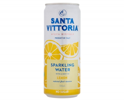 Santa Vittoria Mineral Water Lemon 330ml